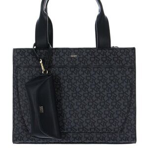 DKNY JEANNE TOTE R31AJX14 Color: XLB Black Sealed approx. 6x13x11"